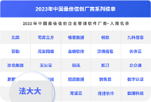 重磅！法大大入圍2023年中國最 佳信創(chuàng)廠商